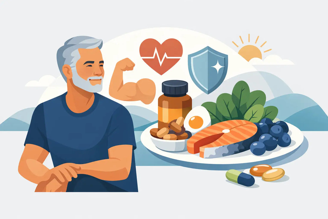 Top Nutrients for Men Ageing Well