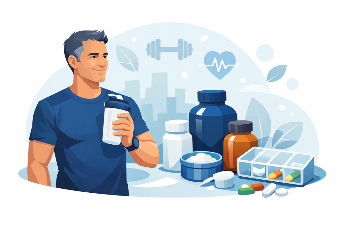 Men Over 40 Supplement Routine Example