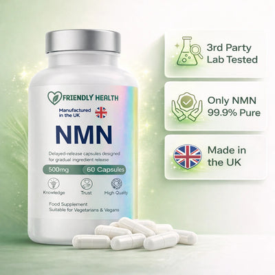Friendly Health - NMN 500mg Supplement - 60 Capsules