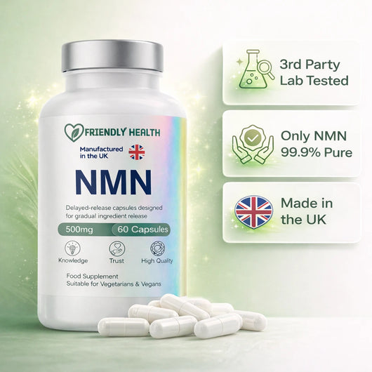 Friendly Health - NMN 500mg Supplement - 60 Capsules