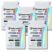 Friendly Health Vitamin D3 4000IU | 365 Tablets | Made in UK